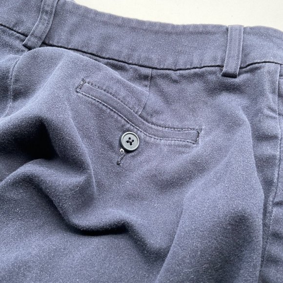 Lee Women's Just Below The Waist Straight Leg Pants Size 14M Navy Blue - Picture 9 of 11